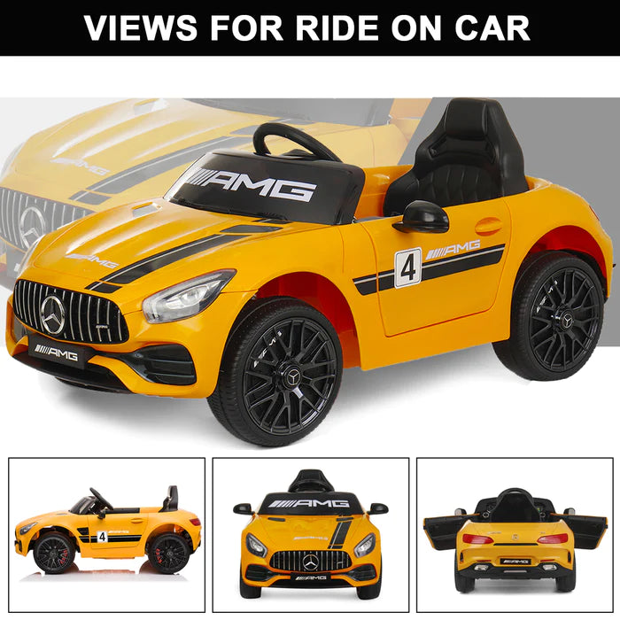 12V Ride On Car Licensed Mercedes Benz AMG GT MP3 & Remote Control | Age :3 Year +