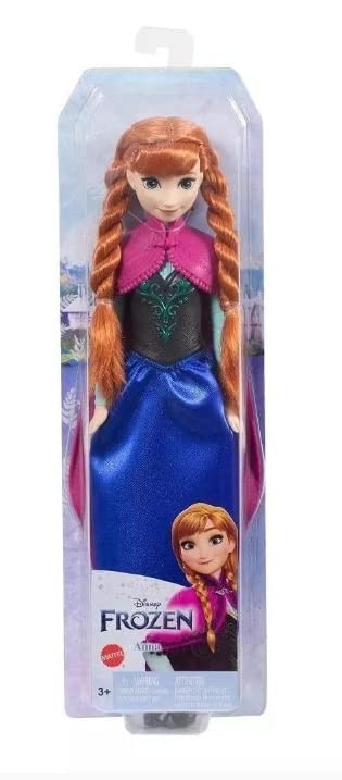 Disney Frozen Anna Fashion Doll | Age :  3 Years + by Mattel