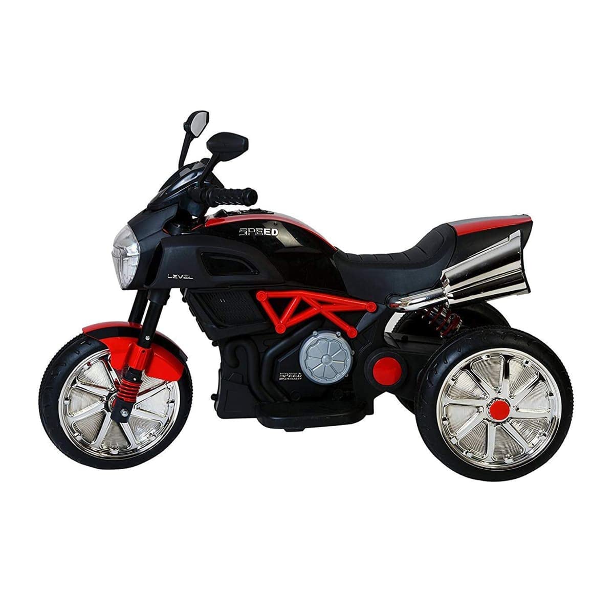12V Battery Operated Ducati 3 Wheel Kids Ride on Bike | White | Age :3 Year +