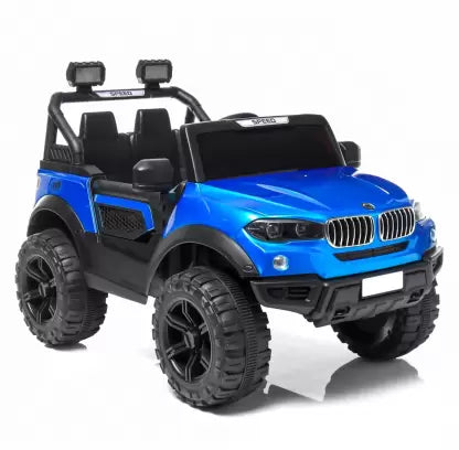BMW Kids Battery Operated Ride on SUV car | Ride on Jeep | Blue | Age : 3 Years +