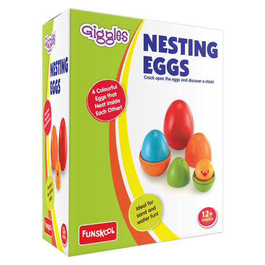 Giggles Nesting Eggs | Age :  3 Years + by Funskool