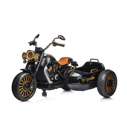 DUO TRON Bike - Jai Veeru Collection | Rechargeable Battery | Black | Age :3 Year +