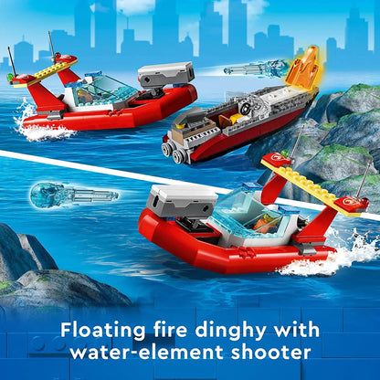 LEGO 60308 City Seaside Police and Fire Mission | 297 Pieces | Age : 5 Years +