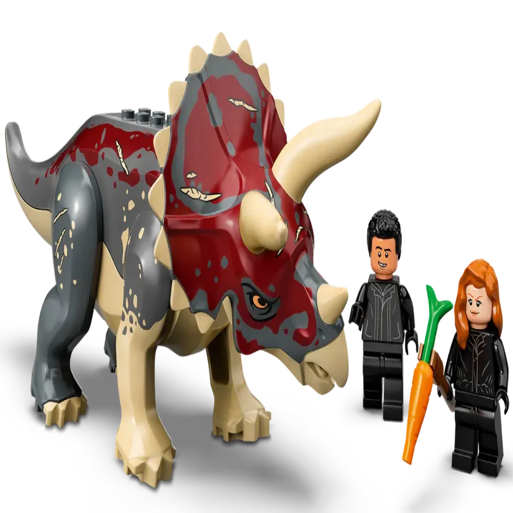 Buy LEGO 76950 Jurassic World Triceratops Pickup Truck Ambush online at kiddie wonderland (India Leading online Toy store ) | Special discount ad best price with free delivery.