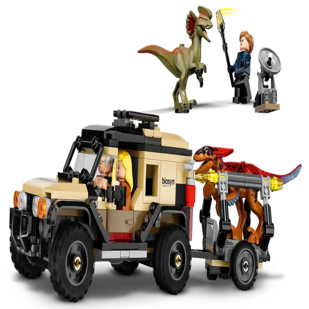 LEGO 76951 | Jurassic World Pyroraptor & Dilophosaurus Transport | Age : 5 Years +