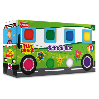 Fun Dough - School Bus | Age :  3 Years + by Funskool