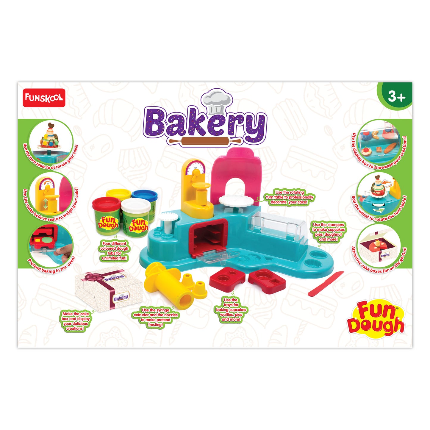 Fun Dough - Bakery | Age :  3 Years + by Funskool