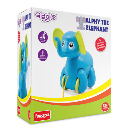 Giggles Alphy The Elephant | Age :  1 Years + by Funskool