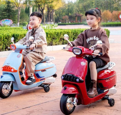 12V Double Motor Kids ride on scooter | Battery Operated | Age :3 Year +