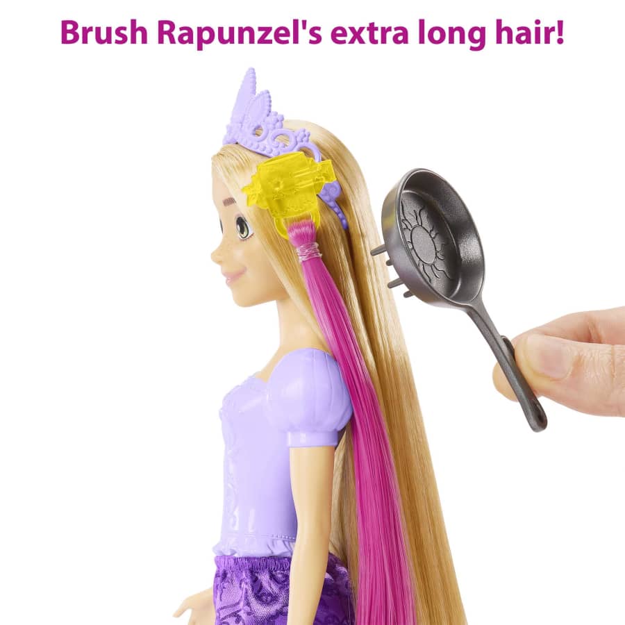 Disney Princess Toys, Rapunzel Fairy-Tale Hair™ Doll and Accessories  | Age :  3 Years + by Mattel