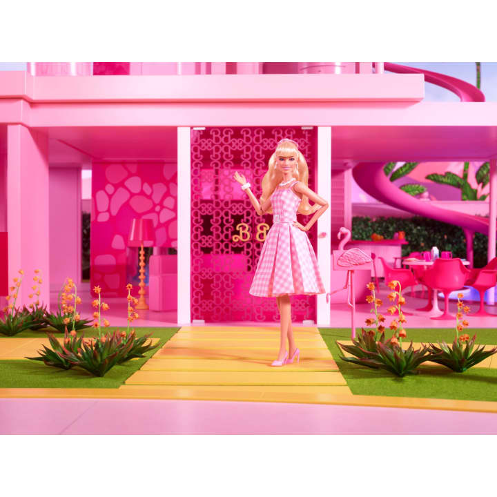 Buy Vivek Pink Girls Barbie Full Length Party Dress Online at Best Prices  in India - JioMart.