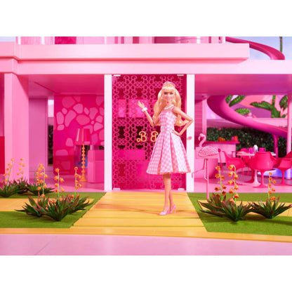 Barbie the Movie Collectible Doll, Margot Robbie As Barbie In Pink Gingham Dress | Age :  3 Years + by Mattel