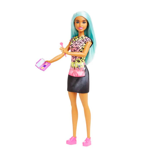 Barbie Doll & Accessories, Career Makeup Artist Doll | Age :  3 Years + by Mattel