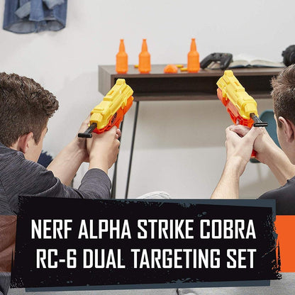 Nerf Alpha Strike Cobra RC 6 Duel Blasters With Targetting Set