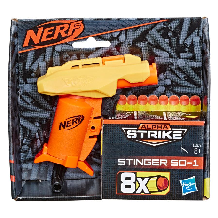Nerf Alpha Strike Stinger SD-1 Blaster - Includes 8 Official Nerf Elite Darts -- For Kids, Teens, Adults