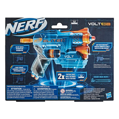 Nerf Elite 2.0 Volt Sd-1 Blaster, 6 Darts, Light Beam Targeting, 2 Tactical Rails To Customize For Battle