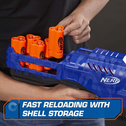 Nerf Trilogy DS-15 N-Strike Elite Toy Blaster With 15 Official Elite Darts And 5 Shells