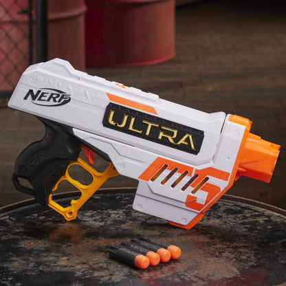 Nerf Ultra Five Blaster, 4-Dart Internal Clip, 4 Darts, Compatible Only With Ultra Darts