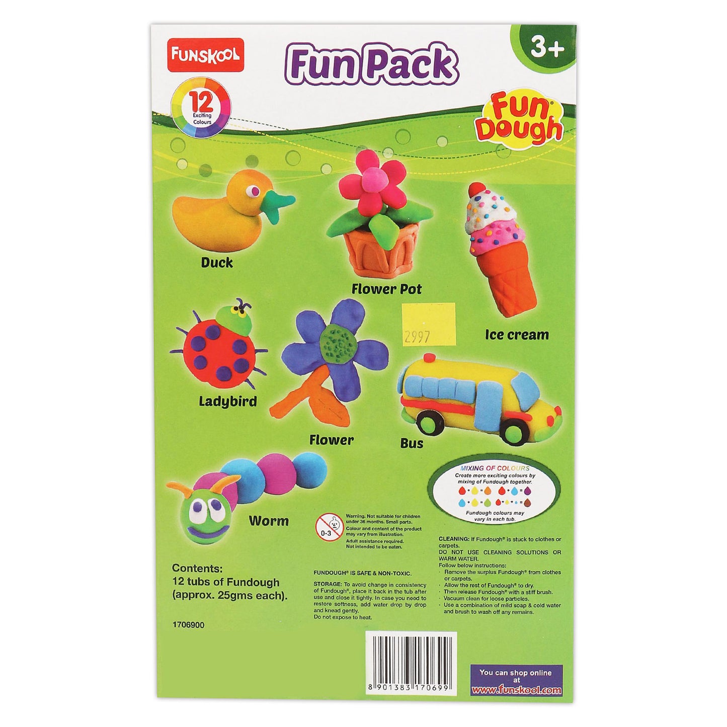 Fun Dough - Fun Pack  | Age :  3 Years + by Funskool