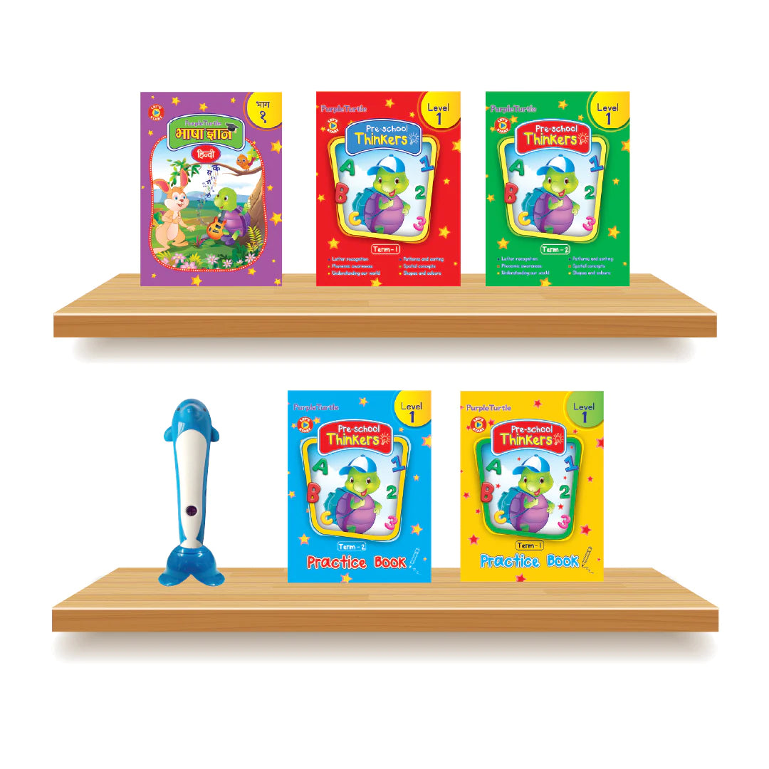 Smart Preschool Talking Books with Talking Pen for Nursery Kids (Age 3+ year) by Purple Turtle