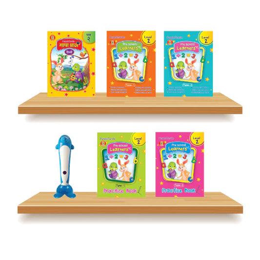 Preschool Talking Books with Talking Pen for LKG (Age 4+ year) by Purple Turtle