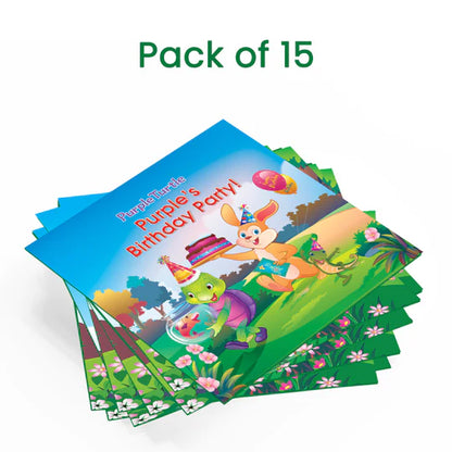 Pack of 15 Illustrated Storybooks in English  | Age : 2 Years+ by Purple Turtle
