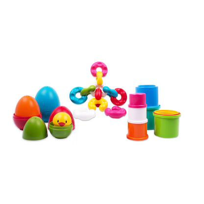 Giggles Link Stack N Nest Toy Set | Age :  1 Years + by Funskool