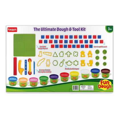 Fun Dough - The Ultimate Dough & Tool Kit | Age :  3 Years + by Funskool