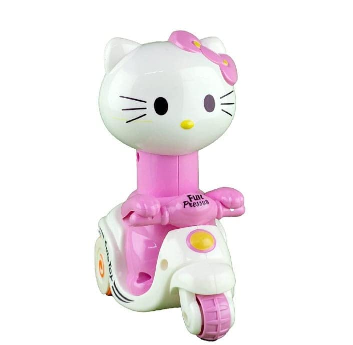 Plastic Unbreakable Press and Go Kitty Toy | Age : 6 Months+