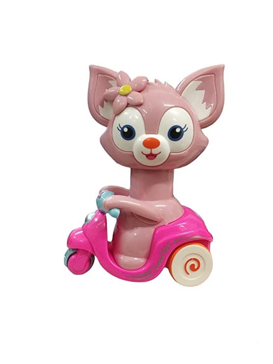 Plastic Unbreakable Press and Go Cat Toy | Age : 6 Months+