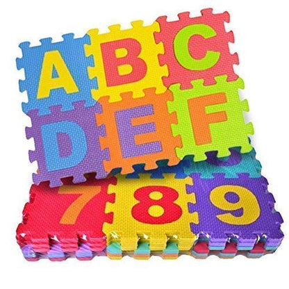 Alphabet & Number Floor mats | 36 Pieces | Age : 2 Years+