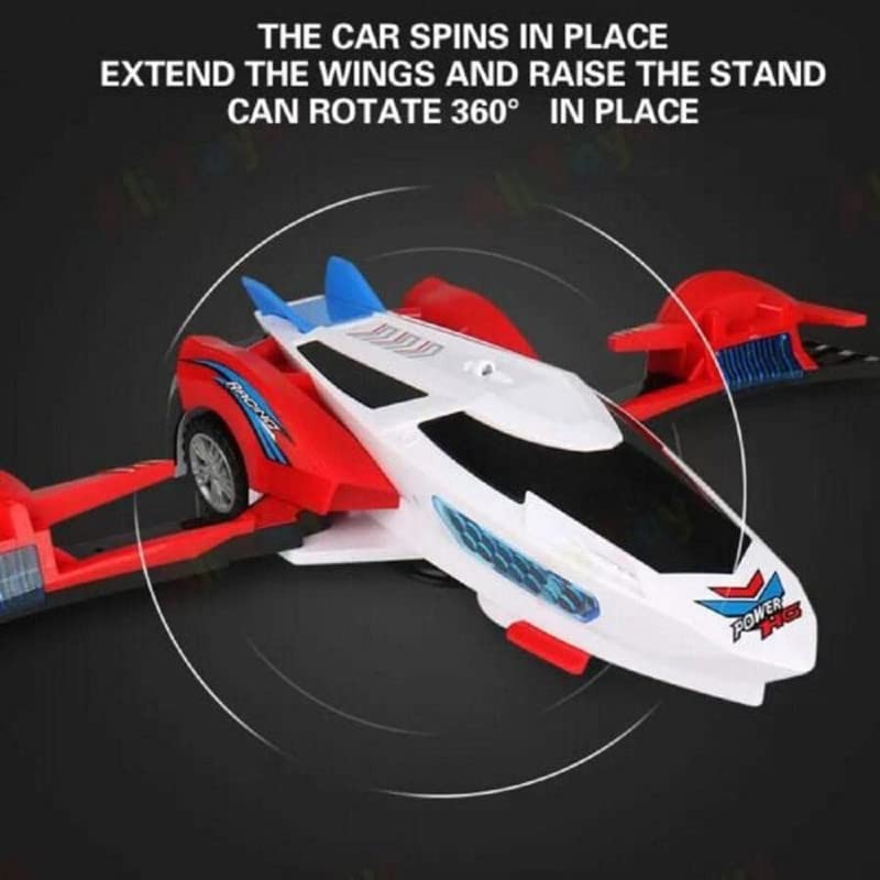Deformation Car & Plane | Multi Color | 360 Degree Rotating Light Music car | Age : 3 Years +