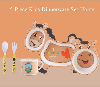 Horse Dinner Set | Baby Tableware Set | Age : 2 Years+