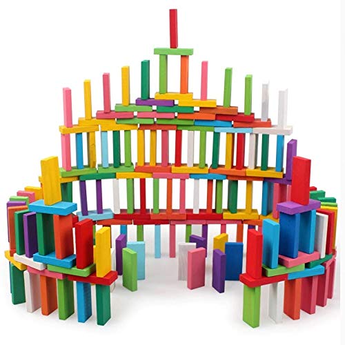 Domino Wooden Blocks | 12 Colors | Building Blocks | Age : 2 Years+