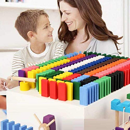 Domino Wooden Blocks | 12 Colors | Building Blocks | Age : 2 Years+