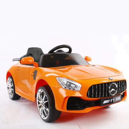 Mercedes Benz FT-998 Amg Gt Style |12V Ride On Car With Remote | Orange | Age : 1 Year+