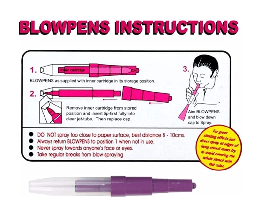 Magic Blow Pens Set of 6 Pc Set | Age