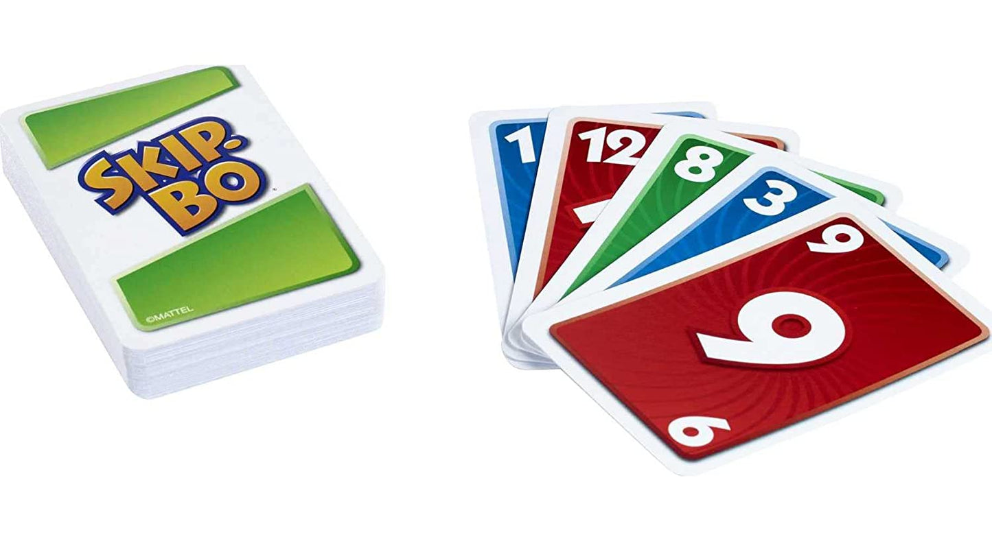 Skip-Bo Card Game for Kids | Age :  7 Years + by Mattel