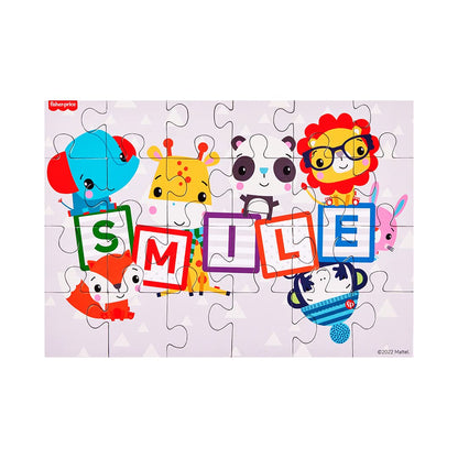 Amazing Animals Puzzles | 60 Pieces 3 in 1 Jigsaw Puzzles | Learning and Development Puzzles | Age :  5 Years + by Fisher-price