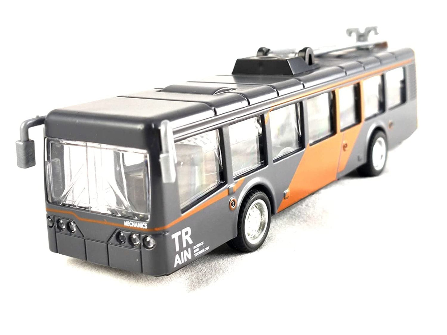 Pull Back Bus with Music & Light | Die Cast Metal Bus | Age : 6 Months+