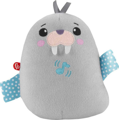 Chill Vibes Walrus Soother, take-Along Musical Plush Toy with Calming Vibrations for Infants | Age :  0-3 Years + by Fisher-price