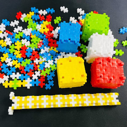 Construction Building Interlocking Mini Puzzle Blocks | Age : 6 Months+