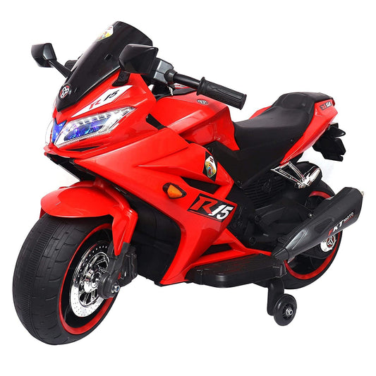 R15 Sports Ride on Bike | Rechargeable Battery | Red | Age :1 Year +