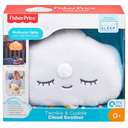 Twinkle & Cuddle Cloud Soother for New Born Baby | Age :  0 Years + by Fisher Price