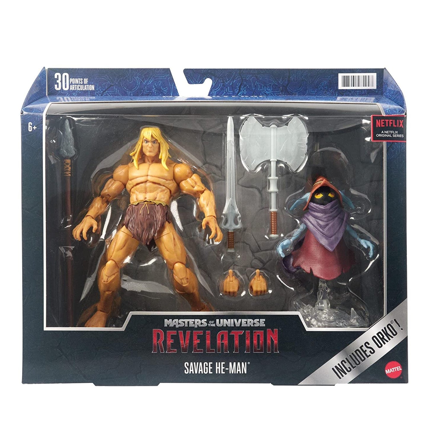 Masters of The Universe | He-Man Action Hero with 30+ Articulated Joints | Deluxe | Age :  5 Years + by Mattel
