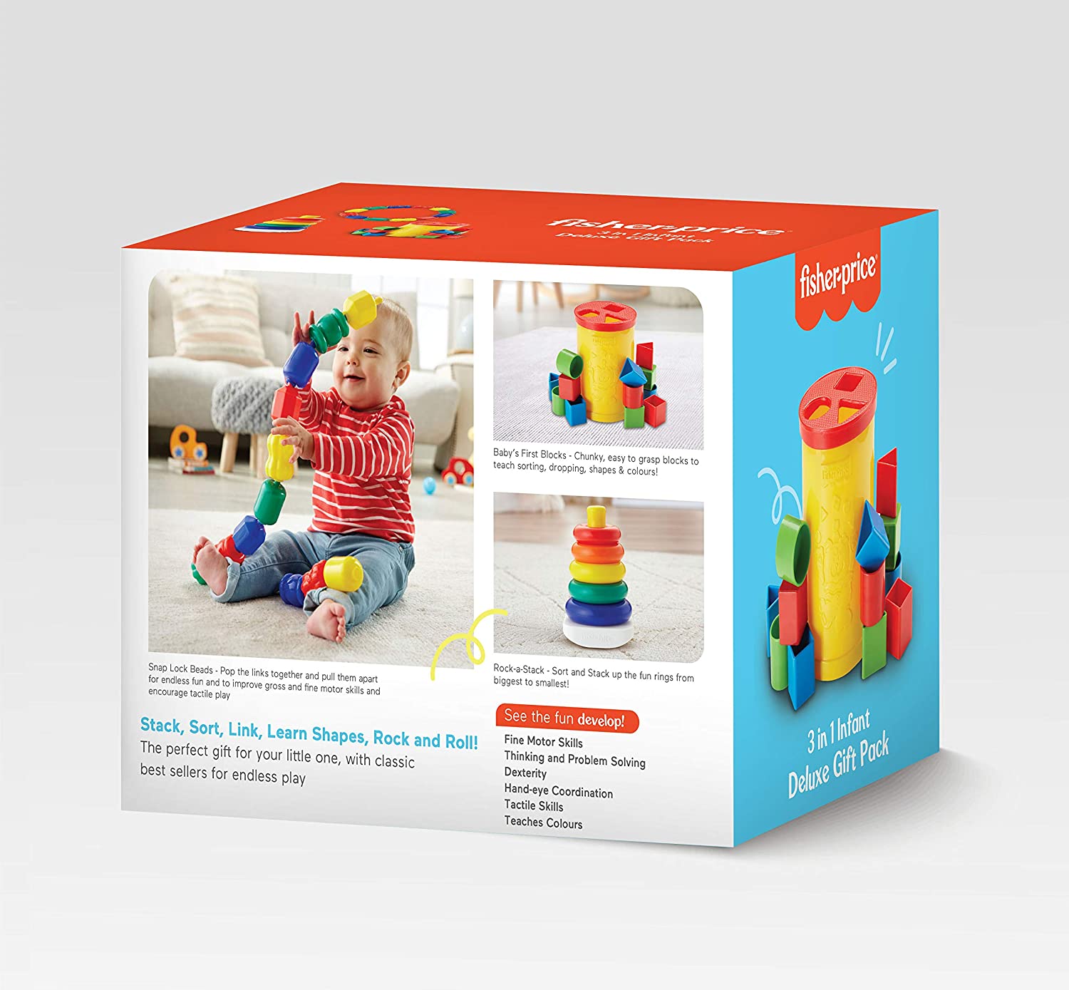Buy Fisher-Price 3-in-1 Infant Deluxe Gift Pack online at Best Price in India from kiddiewonderland.in. Explore Fast and free delivery across India with special discount offers. 