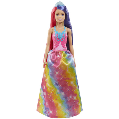 Barbie Dreamtopia Princess Doll With Two-Tone Fantasy Hair And Accessories | Age :  3 Years + by Mattel