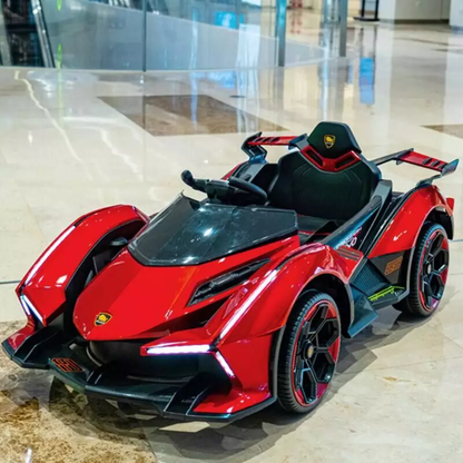 Lamborghini Sports Ride on car | Remote Control | Red | Age :  3 Years +