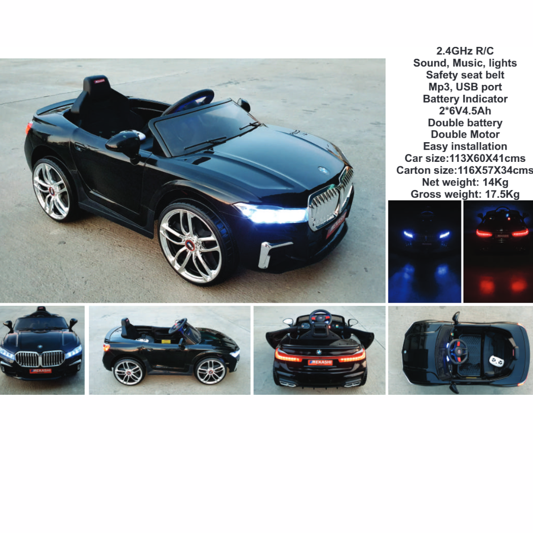 BMW Battery operated ride on car for kids with 2.4GHz R/C | Age: 2+ Years