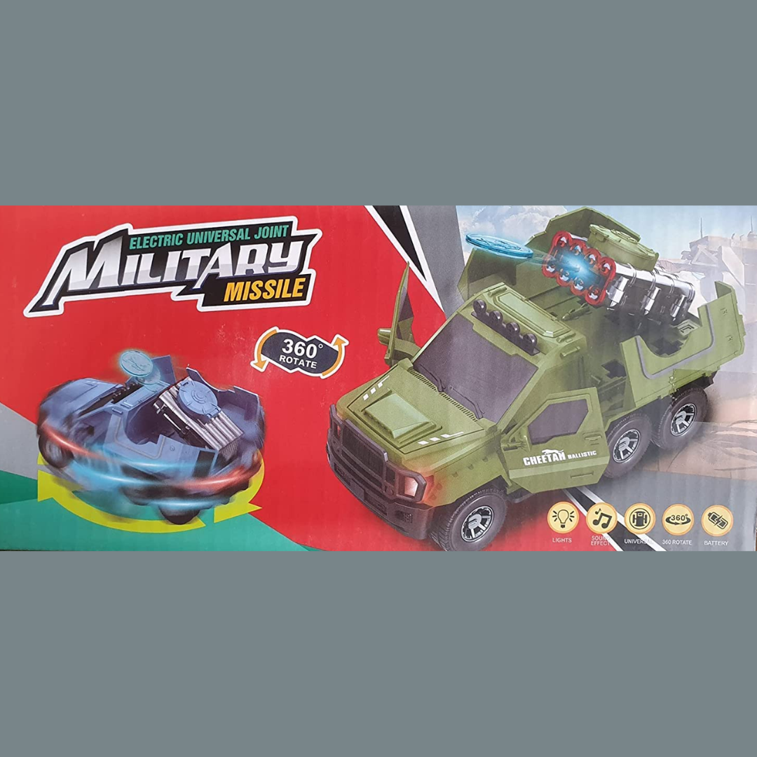 Military Army Missile Launcher Car Toy | Age : 1 Years+